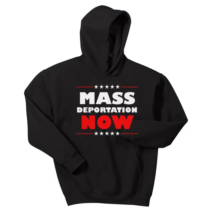 Mass Deportation Now Protest Kids Hoodie