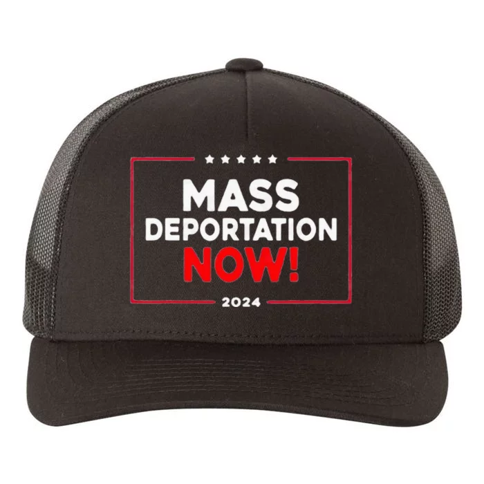 Mass Deportation Now 2024 Yupoong Adult 5-Panel Trucker Hat