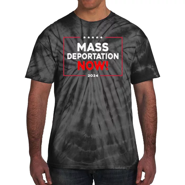 Mass Deportation Now 2024 Tie-Dye T-Shirt