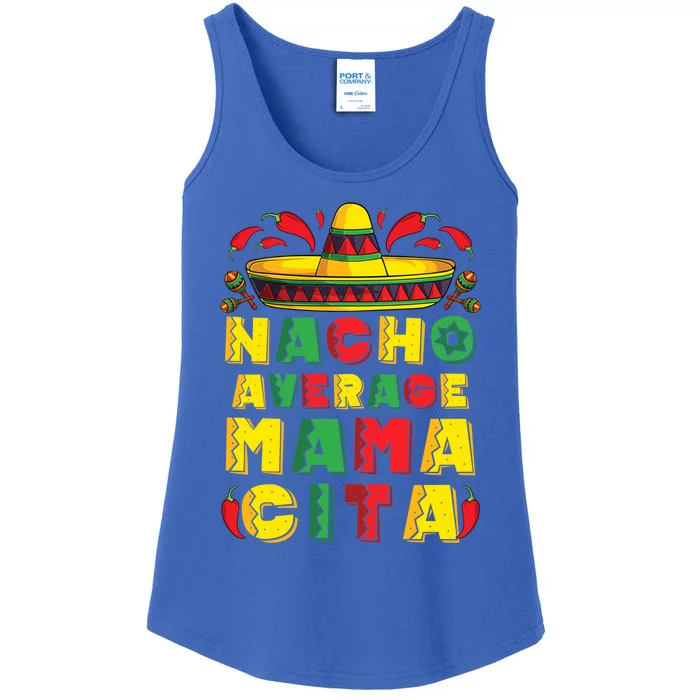 Mexican Dress Nacho Average Mamacita Cinco De Mayo Pregnancy Great Gift Ladies Essential Tank