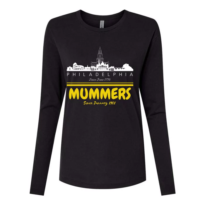 Mummers Day New Years Gift Funny Funny Gift Womens Cotton Relaxed Long Sleeve T-Shirt