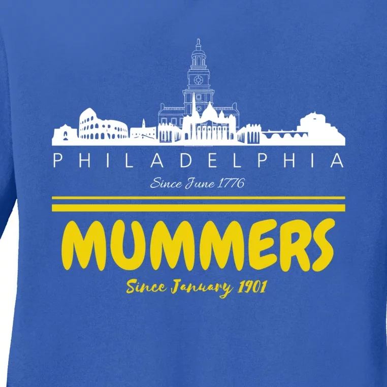 Mummers Day New Years Gift Funny Funny Gift Ladies Long Sleeve Shirt