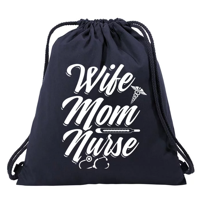 MotherS Day Nurses Day Nurse Week Ideas Lpn Rn Nurse Mom Gift Drawstring Bag