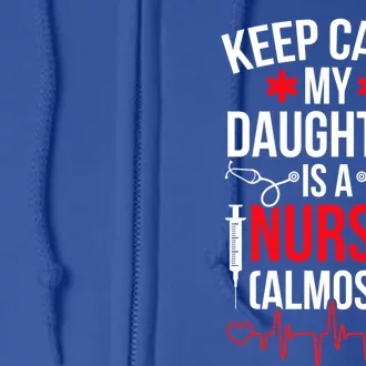 My Daughter Nursing Student Mom Future Nurse Mom Gift Full Zip Hoodie