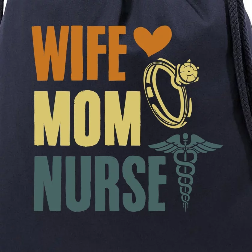 MotherS Day Nurses Day Nurse Week Ideas Lpn Rn Nurse Mom Gift Drawstring Bag