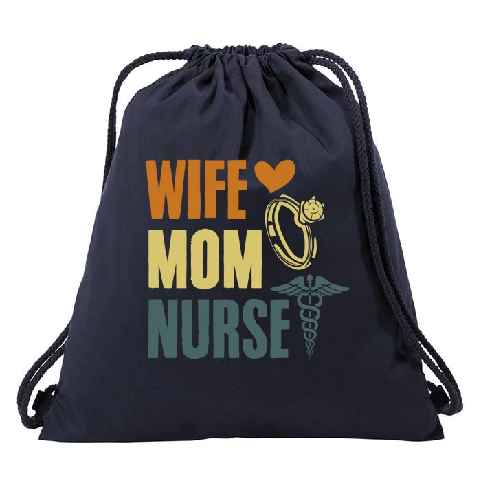 MotherS Day Nurses Day Nurse Week Ideas Lpn Rn Nurse Mom Gift Drawstring Bag