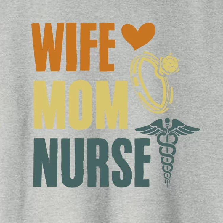 MotherS Day Nurses Day Nurse Week Ideas Lpn Rn Nurse Mom Gift Women's Crop Top Tee