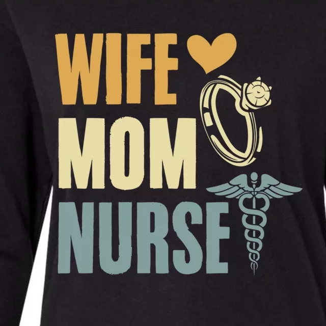 MotherS Day Nurses Day Nurse Week Ideas Lpn Rn Nurse Mom Gift Womens Cotton Relaxed Long Sleeve T-Shirt