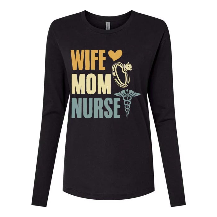 MotherS Day Nurses Day Nurse Week Ideas Lpn Rn Nurse Mom Gift Womens Cotton Relaxed Long Sleeve T-Shirt