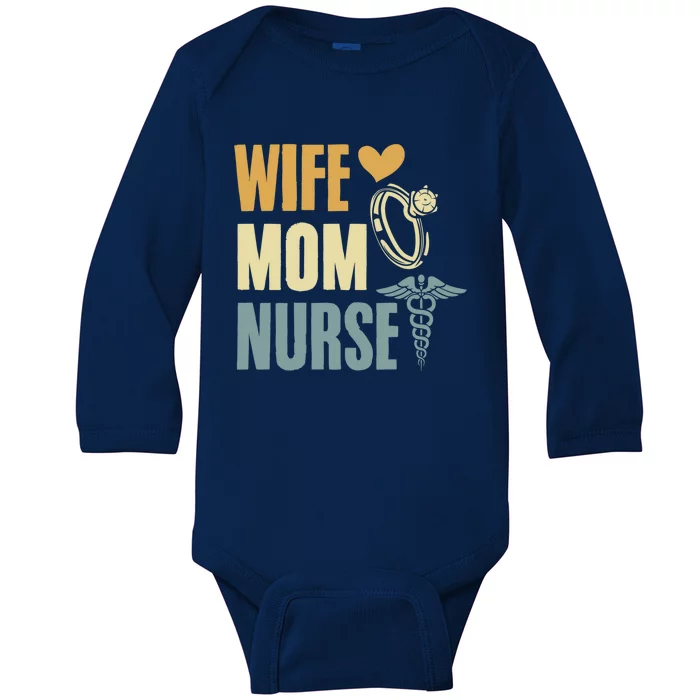 MotherS Day Nurses Day Nurse Week Ideas Lpn Rn Nurse Mom Gift Baby Long Sleeve Bodysuit