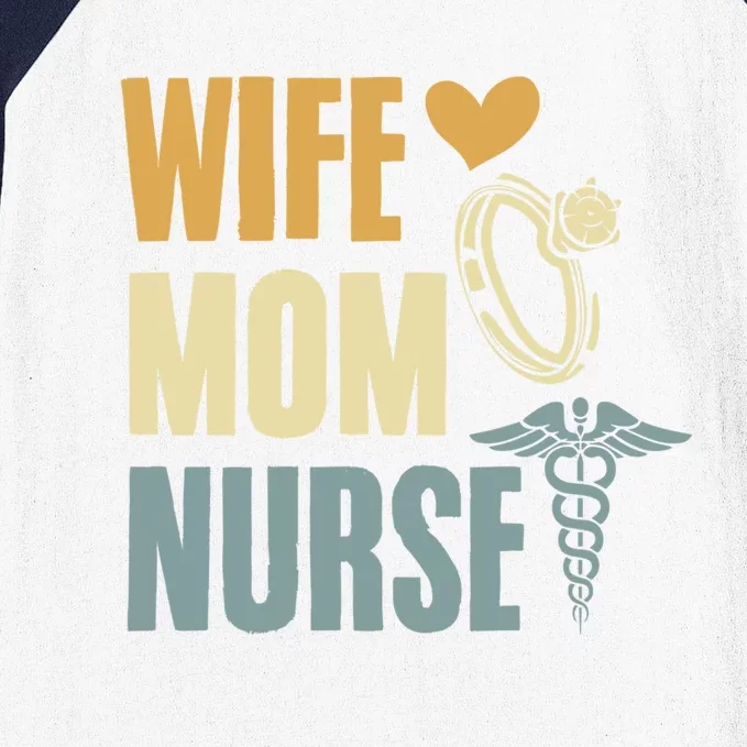 MotherS Day Nurses Day Nurse Week Ideas Lpn Rn Nurse Mom Gift Baseball Sleeve Shirt