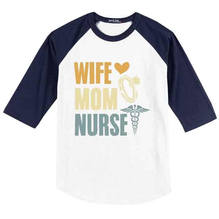 MotherS Day Nurses Day Nurse Week Ideas Lpn Rn Nurse Mom Gift Baseball Sleeve Shirt