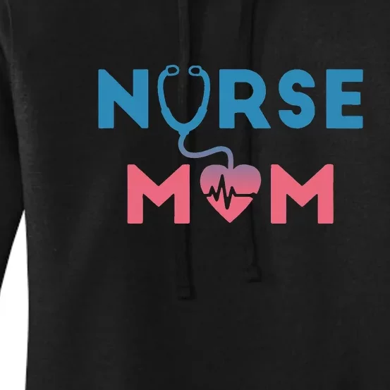 Mother's Day Nurse Mom Stethoscope Gift Women's Pullover Hoodie