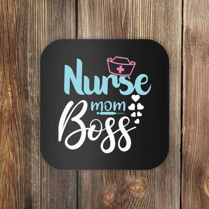 Mother's Day NURSE MOM BOSS Fitted Gift Coaster