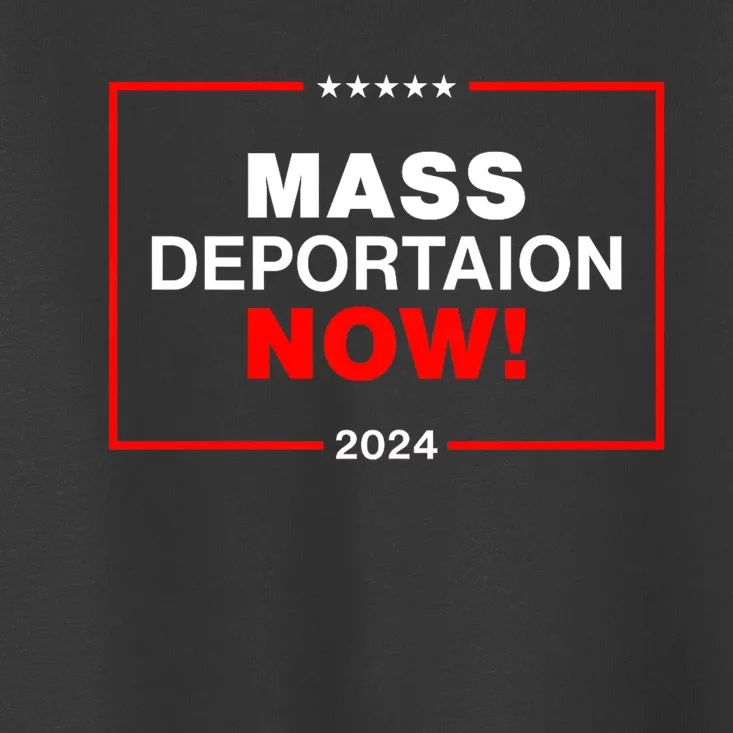 Mass Deportation Now 2024 Toddler T-Shirt