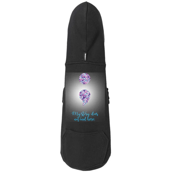 Mystery Does Not End Here Alzheimer's Awareness Doggie 3-End Fleece Hoodie