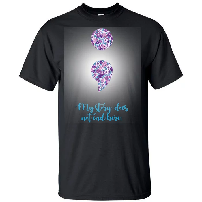 Mystery Does Not End Here Alzheimer's Awareness Tall T-Shirt