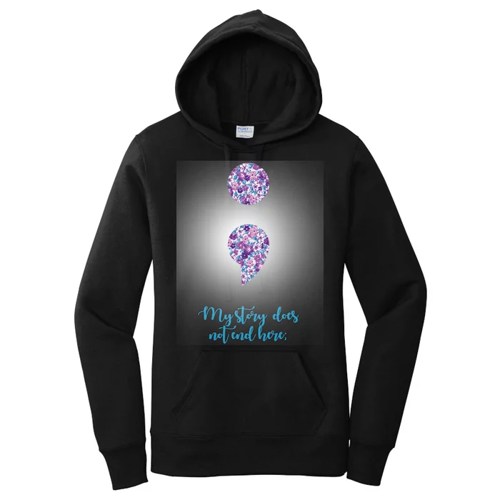 Mystery Does Not End Here Alzheimer's Awareness Women's Pullover Hoodie