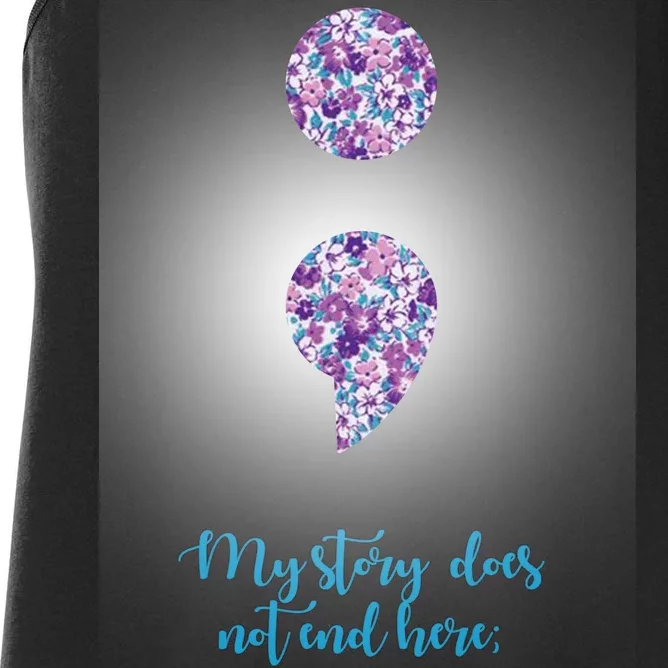 Mystery Does Not End Here Alzheimer's Awareness Women's Racerback Tank