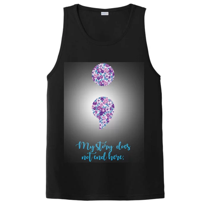 Mystery Does Not End Here Alzheimer's Awareness Performance Tank