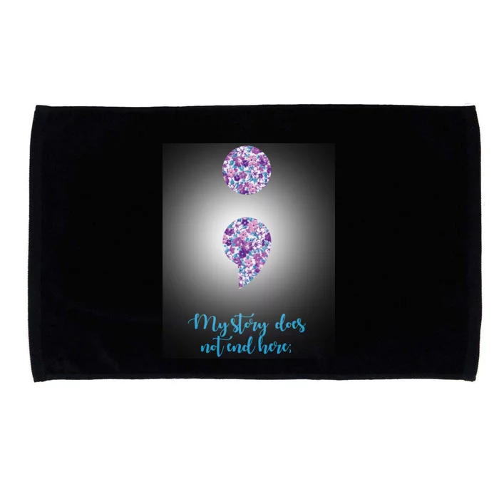 Mystery Does Not End Here Alzheimer's Awareness Microfiber Hand Towel