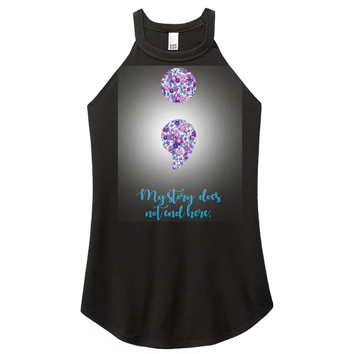 Mystery Does Not End Here Alzheimer's Awareness Women’s Perfect Tri Rocker Tank