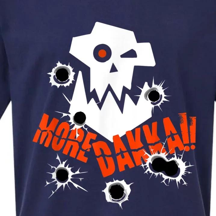 More Dakka Ork Miniature Tabletop Wargaming Waagh Sueded Cloud Jersey T-Shirt