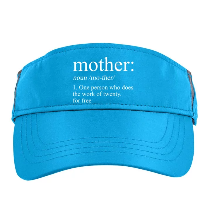 Mother Definition One Person Who Does The Work Of Twenty For Free Adult Drive Performance Visor