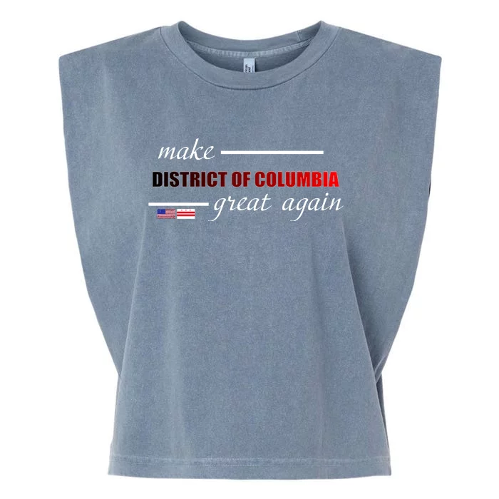 Make District Of Columbia Great Again Garment-Dyed Women's Muscle Tee