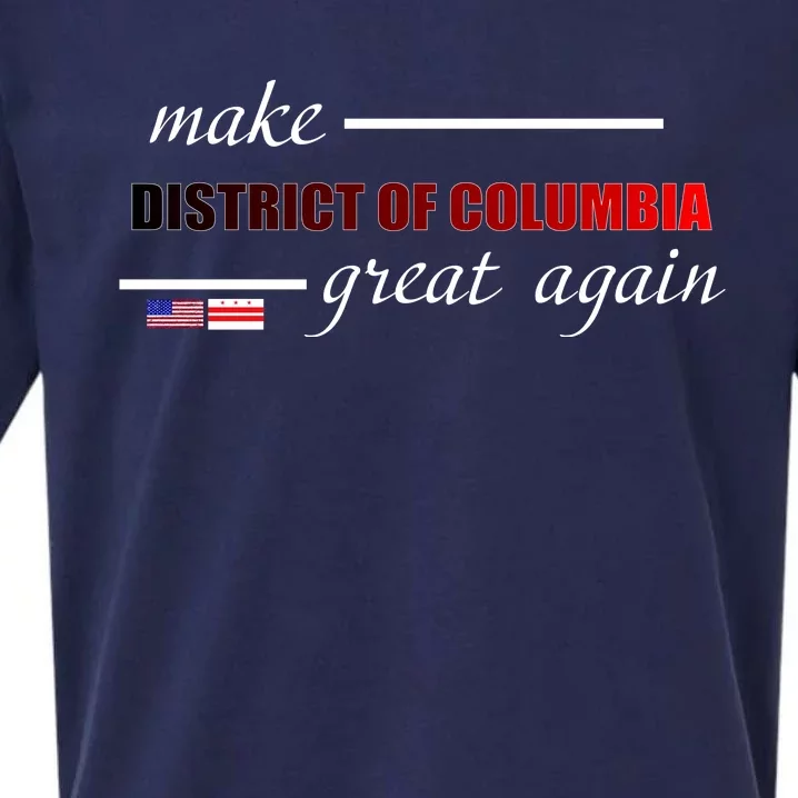 Make District Of Columbia Great Again Sueded Cloud Jersey T-Shirt