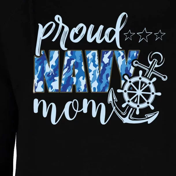 Memorial Day Proud Na'vy Mom Womens Funnel Neck Pullover Hood