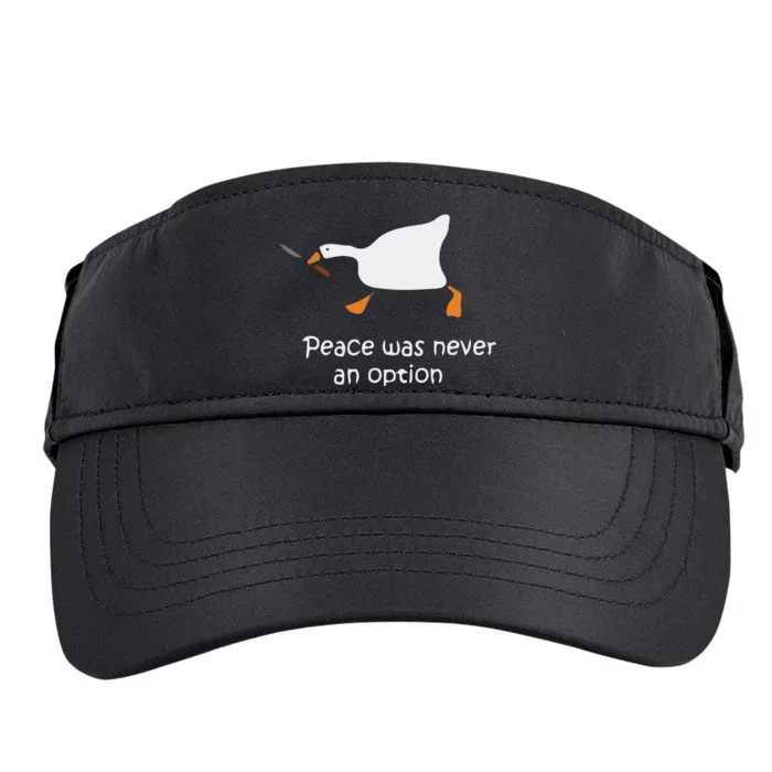 Murder Duck Peace Was Never An Option Adult Drive Performance Visor