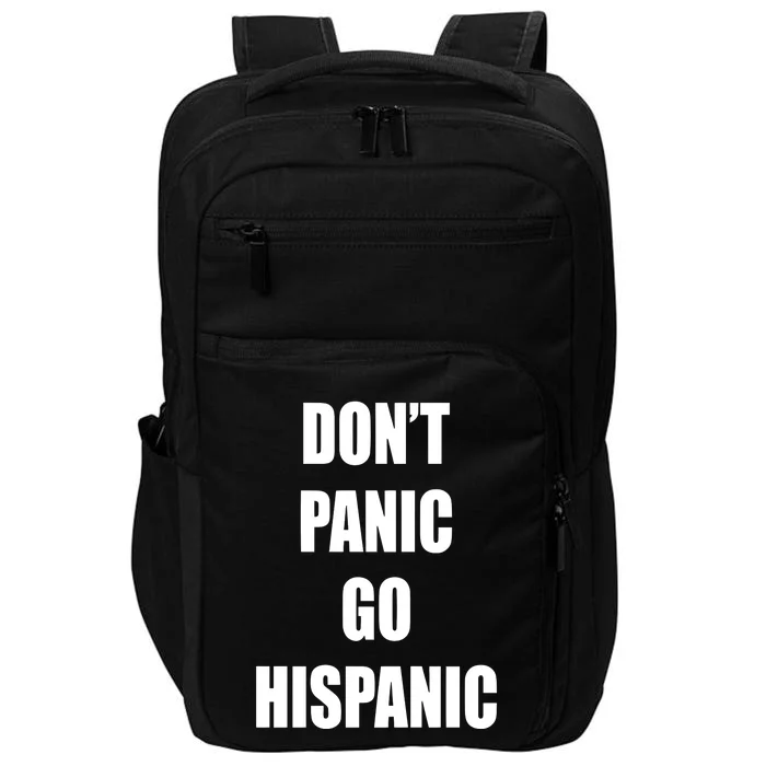 Mustymark Dont Panic Go Hispanic Impact Tech Backpack