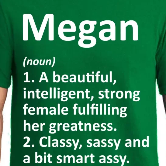 Megan Definition Personalized Name Funny Christmas Gift Pajama Set