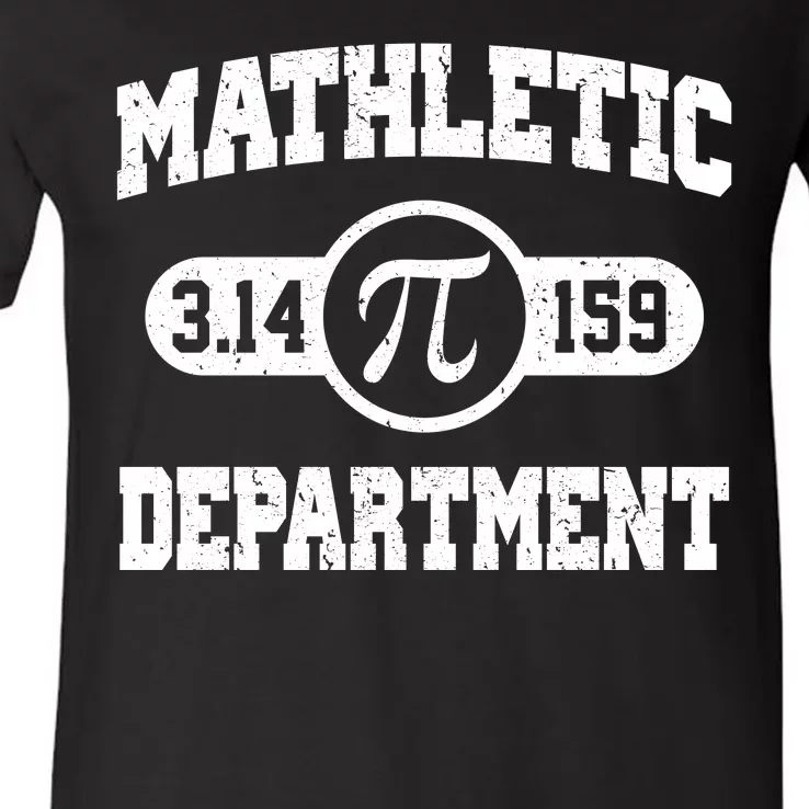 Mathletic Department Pi Day March 14 V-Neck T-Shirt