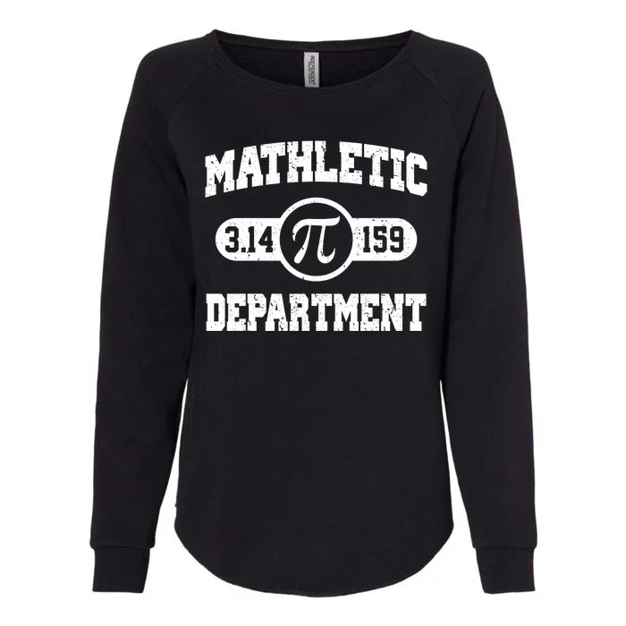 Mathletic Department Pi Day March 14 Womens California Wash Sweatshirt