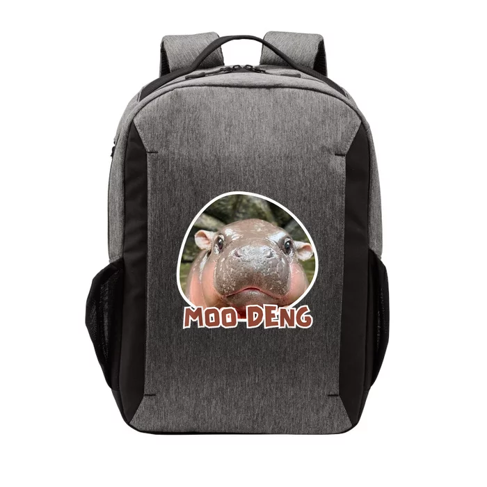 Moo Deng Pygmy Hippopotamus Funny Meme Vector Backpack