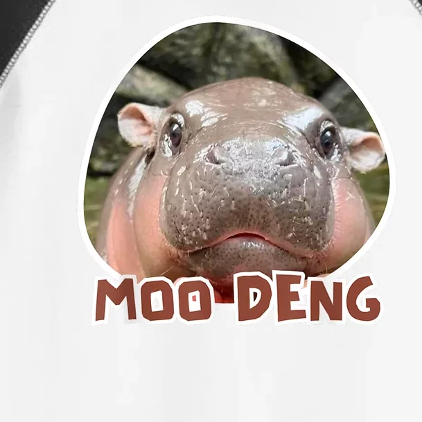 Moo Deng Pygmy Hippopotamus Funny Meme Toddler Fine Jersey T-Shirt