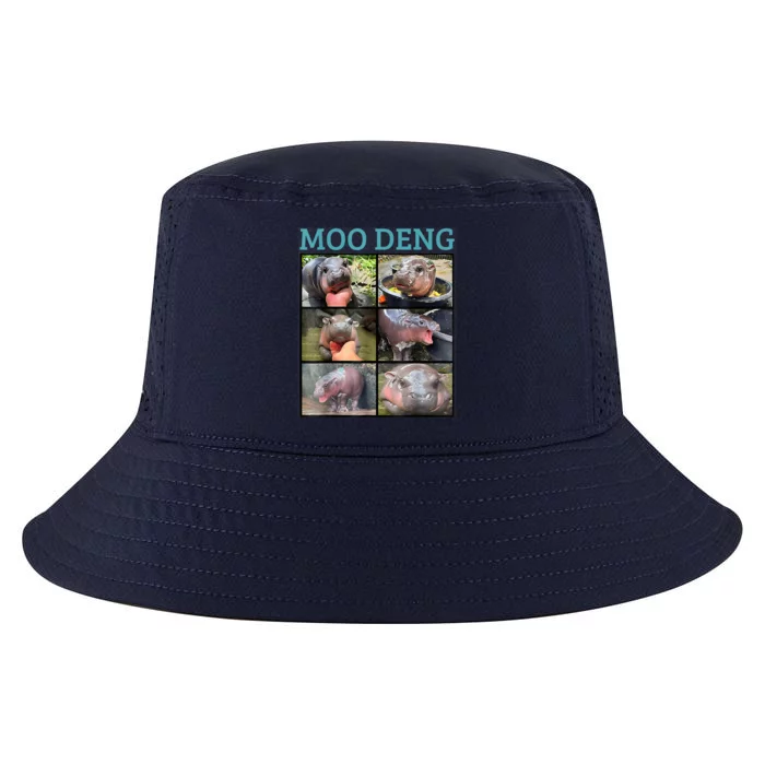 Moo Deng Picture Meme Funny Hippo Cool Comfort Performance Bucket Hat