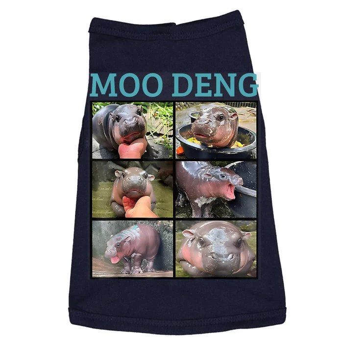 Moo Deng Picture Meme Funny Hippo Doggie Tank