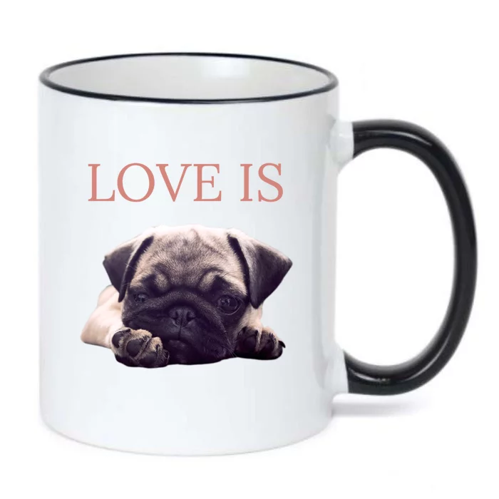 Mothers Day Pug Gift Pug Mom Life Love Dog Black Color Changing Mug