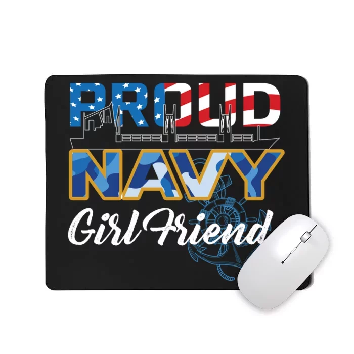 Memorial Day Proud Nav'y GirlFriend Mousepad