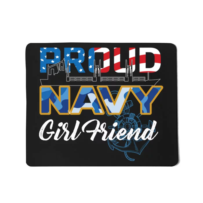 Memorial Day Proud Nav'y GirlFriend Mousepad