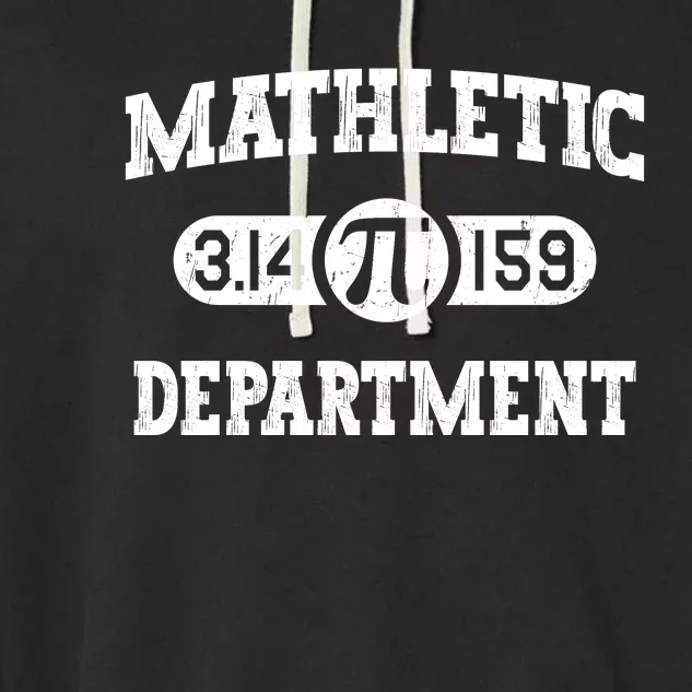 Mathletic Department Pi Day 3.14159 Garment-Dyed Fleece Hoodie