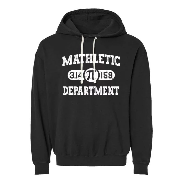 Mathletic Department Pi Day 3.14159 Garment-Dyed Fleece Hoodie