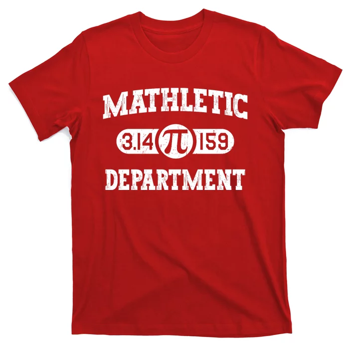 Mathletic Department Pi Day 3.14159 T-Shirt