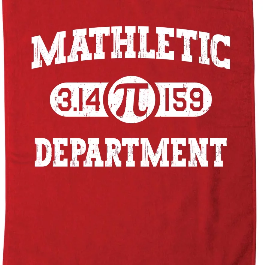 Mathletic Department Pi Day 3.14159 Platinum Collection Golf Towel