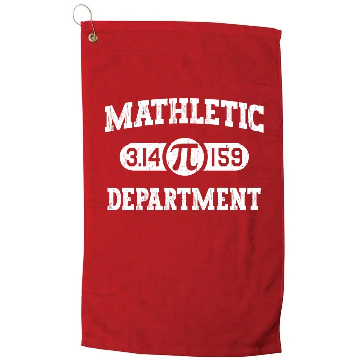 Mathletic Department Pi Day 3.14159 Platinum Collection Golf Towel