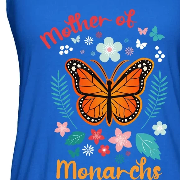 Mother's Day Queen Mom Tees Mother Of Monarchs Powerful Gift Ladies Essential Flowy Tank