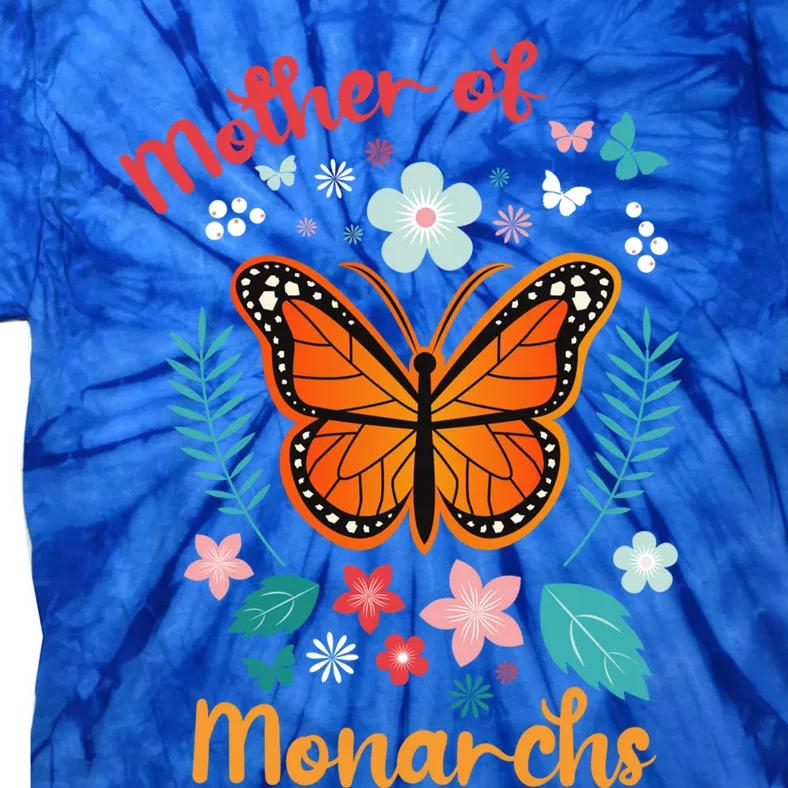 Mother's Day Queen Mom Tees Mother Of Monarchs Powerful Gift Tie-Dye T-Shirt